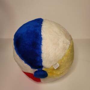 Vintage Multicolor Plush Basketball.